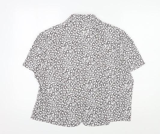 Eastex Women's Multicoloured Geometric Blouse UK 18