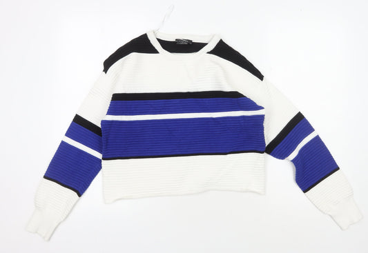DKNY Women's Striped Pullover Jumper