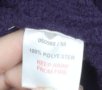 Peter Storm Women's Purple Full Zip Jumper Size 10