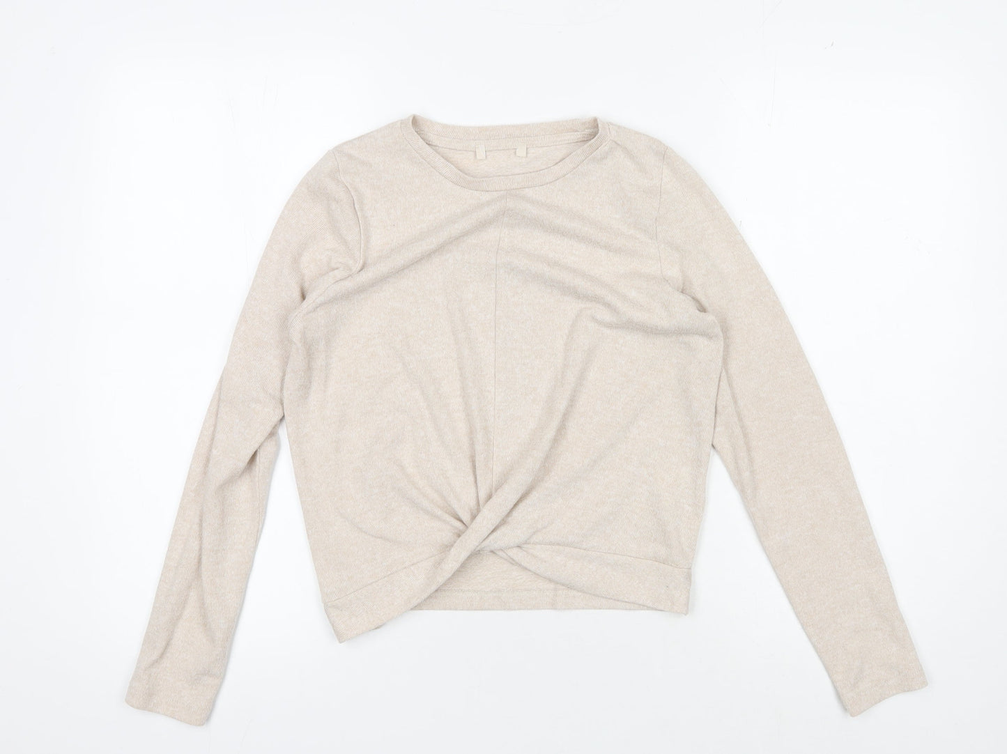 Jeff Banks Beige Women's Pullover Jumper, Size 10
