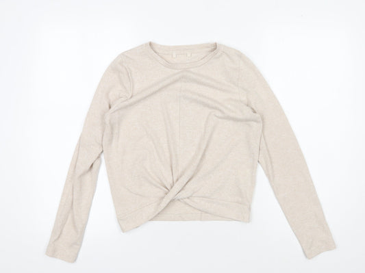 Jeff Banks Beige Women's Pullover Jumper, Size 10