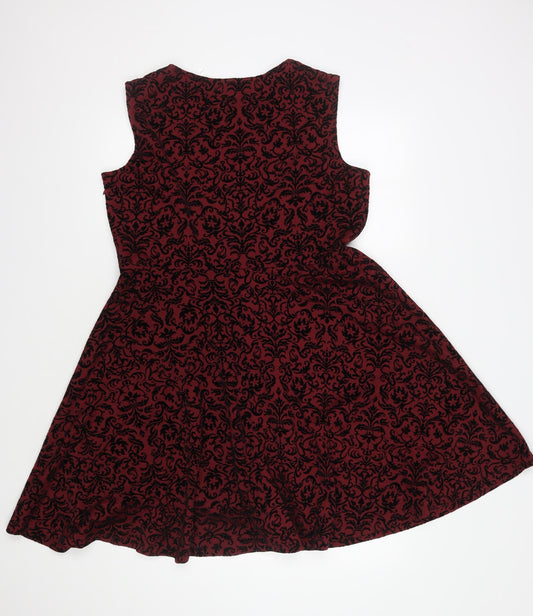 Joe Browns Women's Red A-Line Dress Size 18