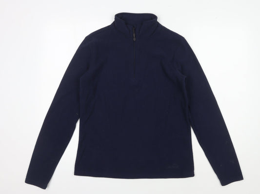 Peter Storm Unisex Blue Fleece High Neck 1/2 Zip 12