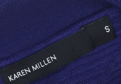 Karen Millen Women's Blue Bodycon Knee Length Dress
