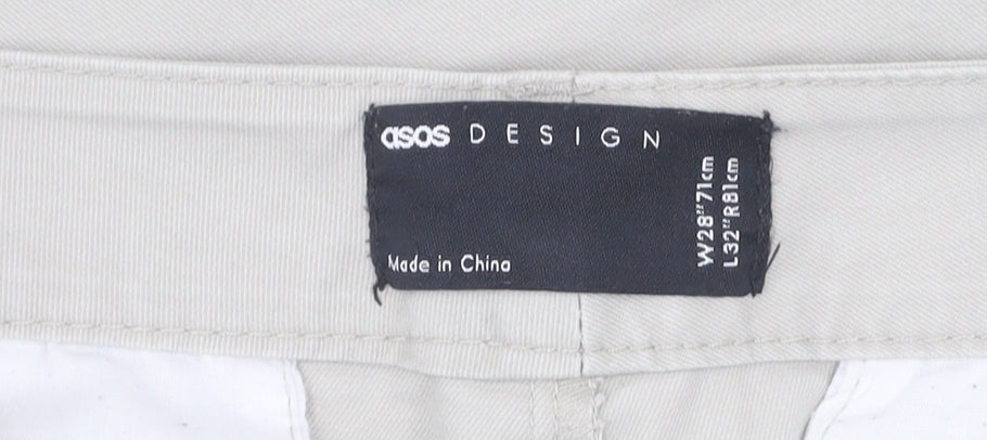 Additional view of ASOS Men Beige Chino Trousers, size 28