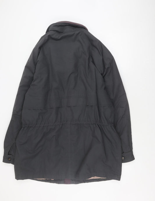 Bush Men's Black Military Jacket Size 44, Outdoor Coat