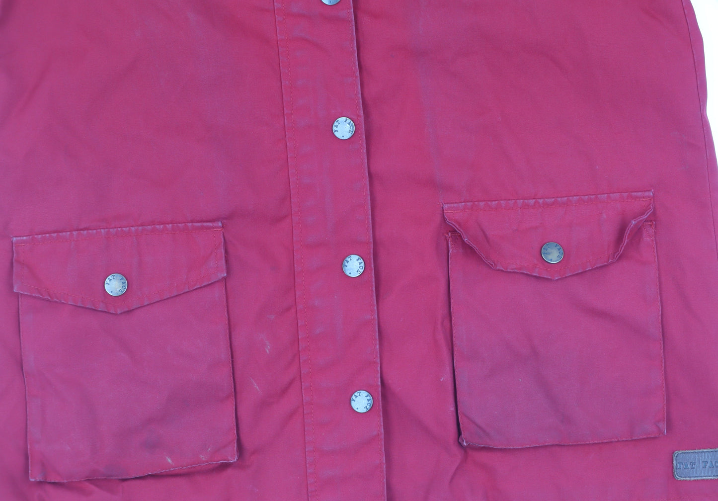 Fat Face Women's Red Parka Jacket Size 12