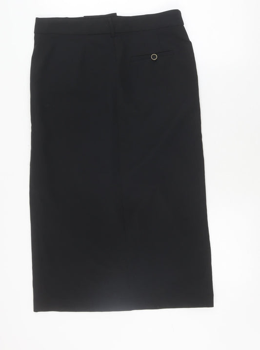 Zara Women's Black Pencil Skirt, Size M, Classic