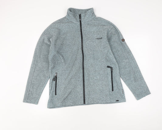 Trespass Men's Grey Full Zip Jumper, Size M, Regular Fit
