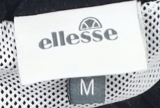 Ellesse Unisex Black Sweat Shorts, M, Activewear, Gym & Running