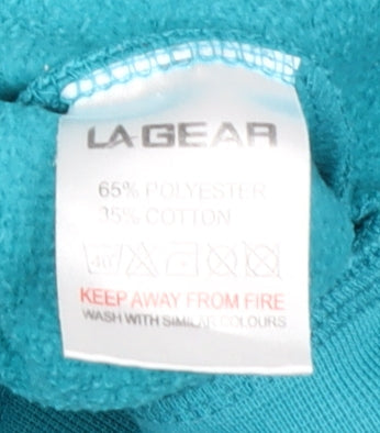 LA Gear Women's Blue Full Zip Hoodie Size 12
