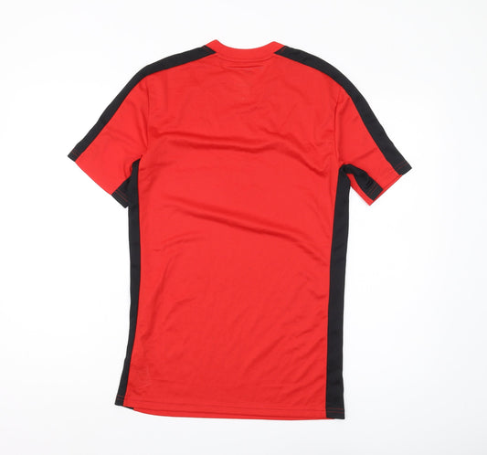 Nike Men's Red T-Shirt, Size S, Gym Slim Fit Jersey