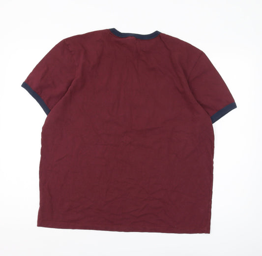 Jack Wills Men's Red XXL Classic Crew Neck T-Shirt