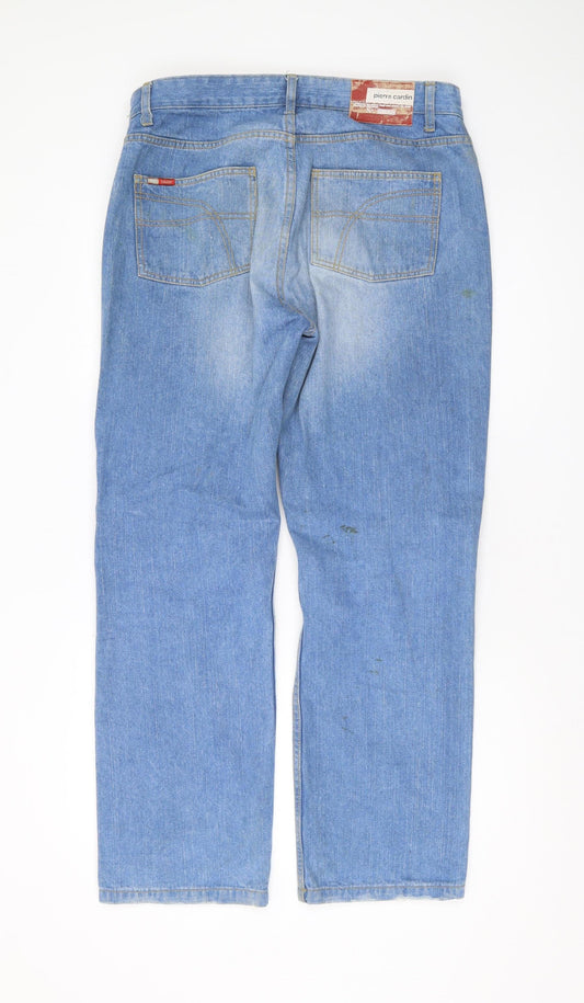 Pierre Cardin Men’s Blue Straight Jeans 34S