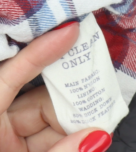 Jack Wills Women's Grey Puffer Waistcoat Size 10