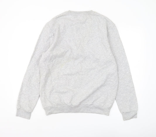 Disney Women's Grey Mickey Sweatshirt L Pullover Casual