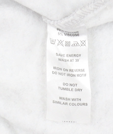 Disney Women's Grey Mickey Sweatshirt L Pullover Casual