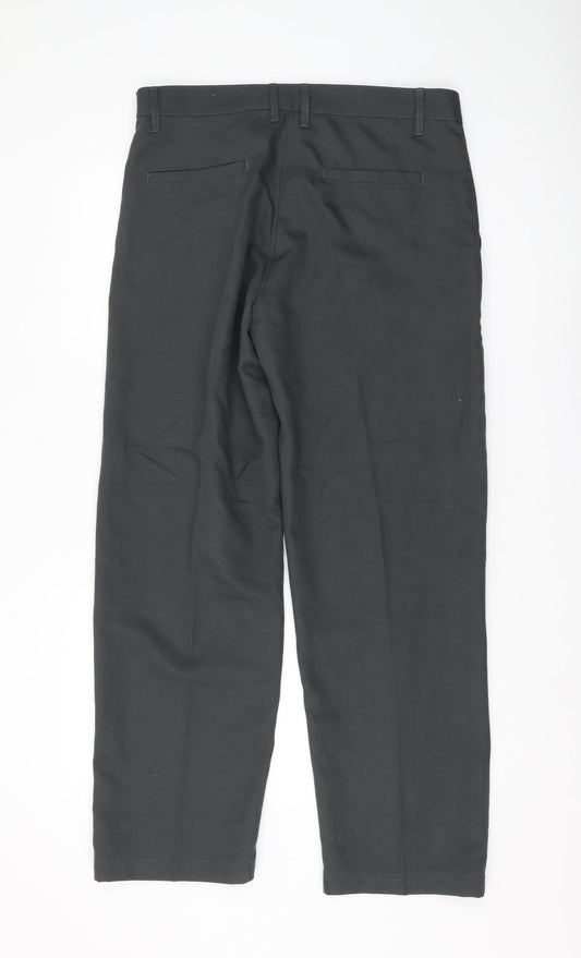Slazenger Men's Black Polyester Trousers Size 34