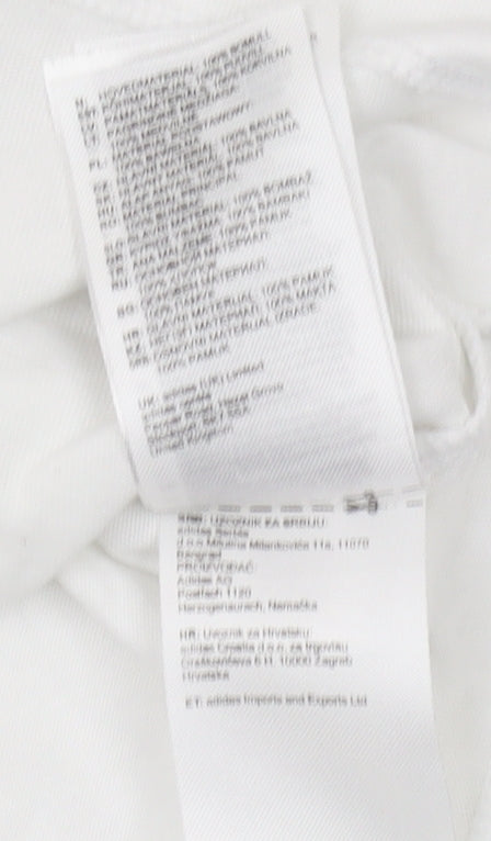 Adidas Women's Ringer T-Shirt, XS White Casual