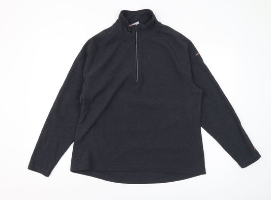 Trespass Women's Black 2XL Henley Sweatshirt