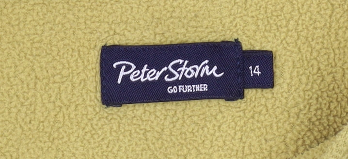 Peter Storm Women's Green Fleece Pullover Sweatshirt