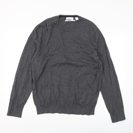 Calvin Klein Men's Grey L Pullover Jumper