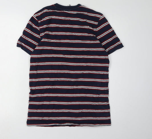 Adidas Men's Multicoloured Striped T-Shirt S