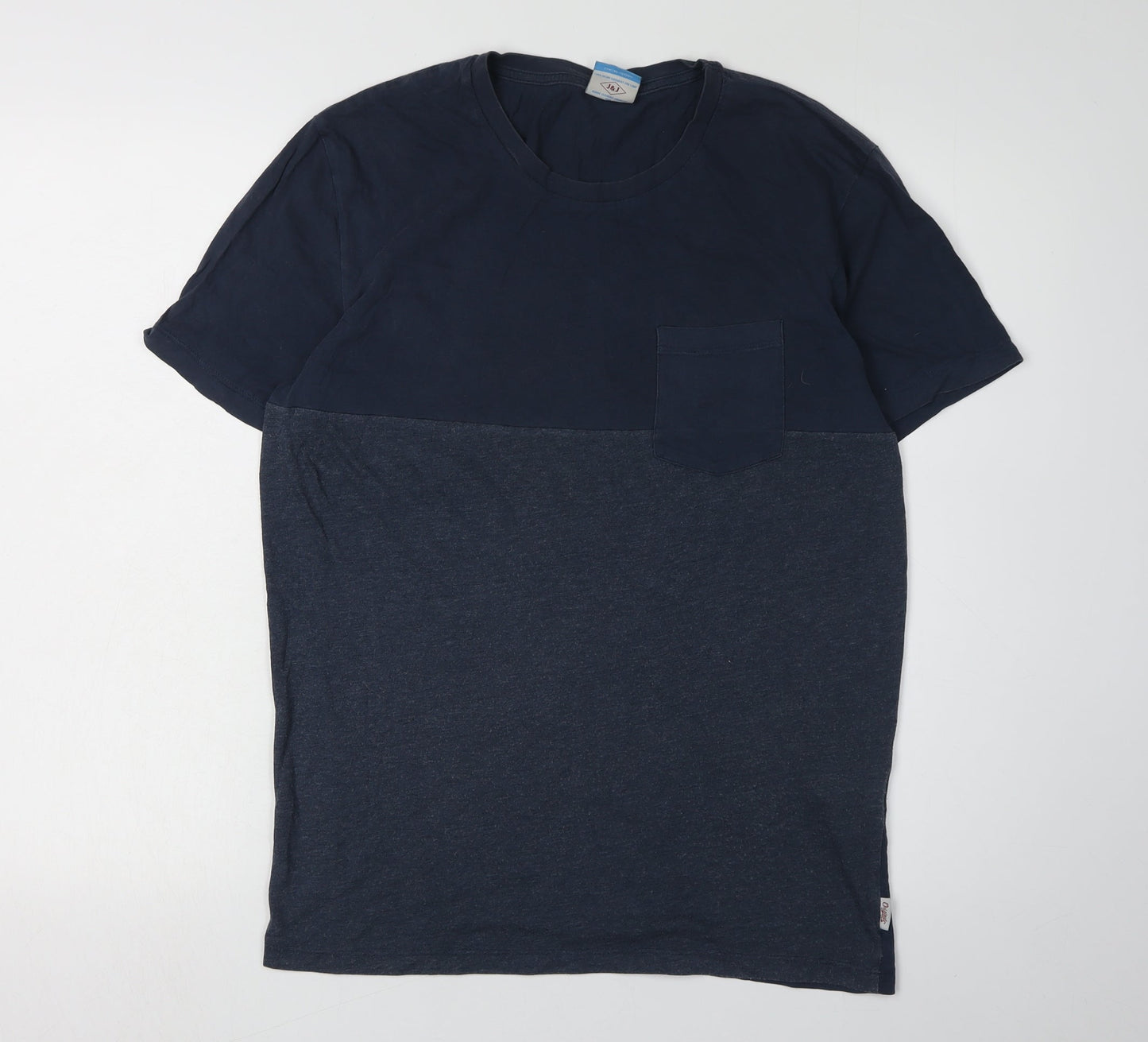 Jack & Jones Blue Colourblock Men's T-Shirt