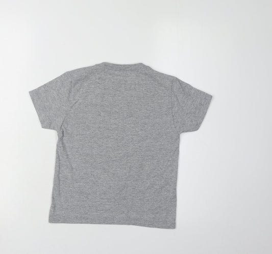 Boys Jurassic World Grey Graphic T-Shirt XS