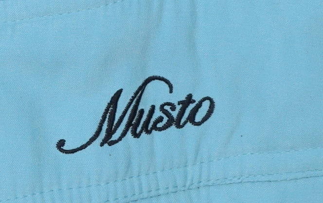 Musto Women's Blue Waistcoat Size 14 with Zipped Pockets