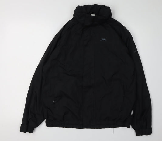 Trespass Men's Black Small Waterproof Windbreaker Jacket