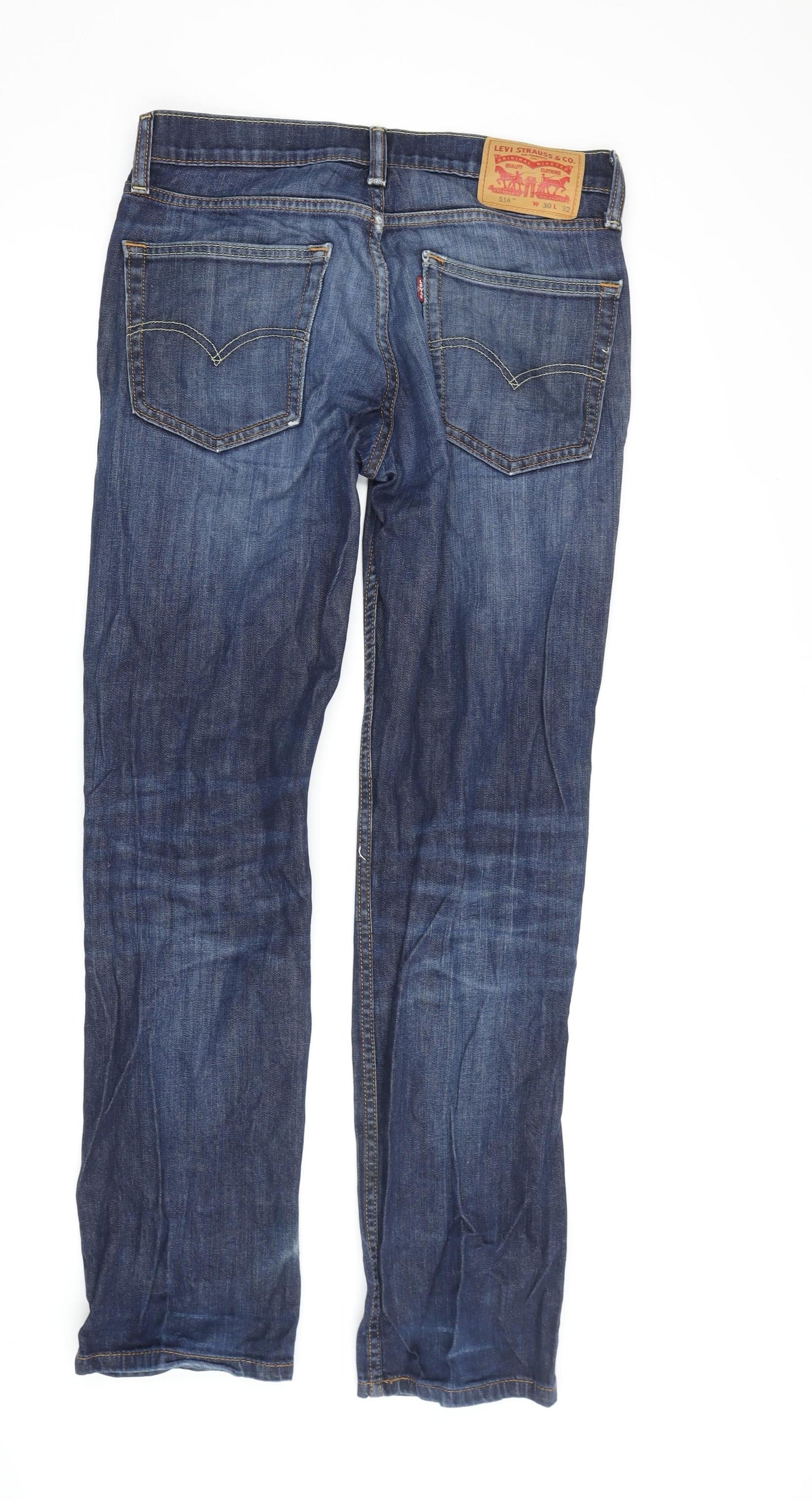 Levi's Men's Blue Straight Jeans Size 30 Regular Fit