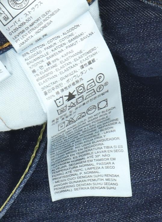 Levi's Men's Blue Straight Jeans Size 30 Regular Fit