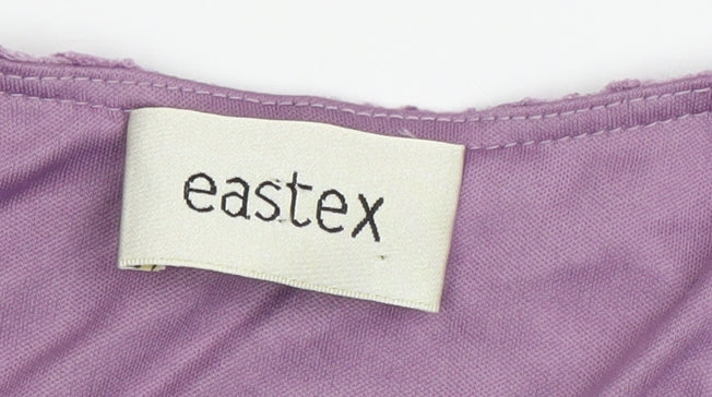 Eastex Women’s Purple Lace Blouse, Size 10