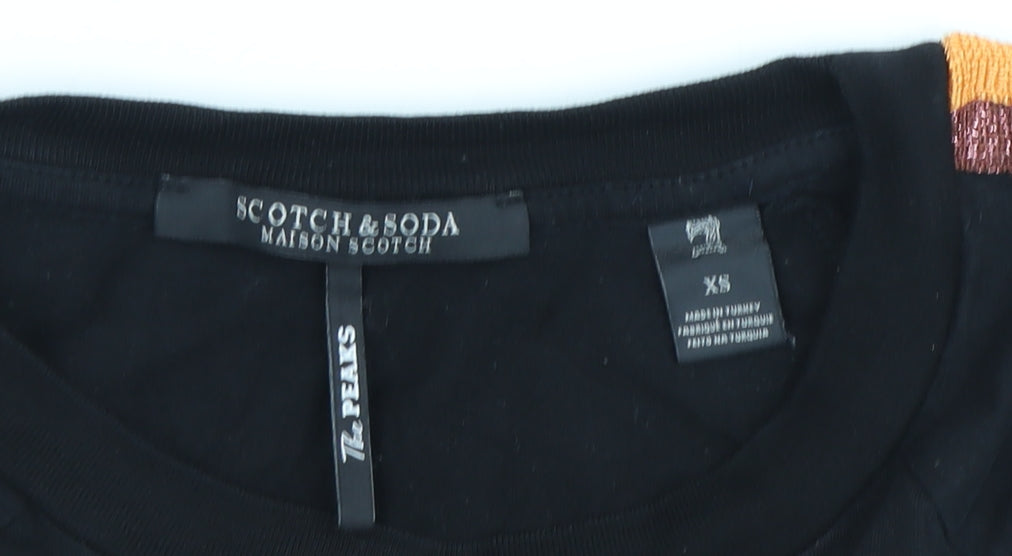 Scotch & Soda Women's Black Jersey T-Shirt XS