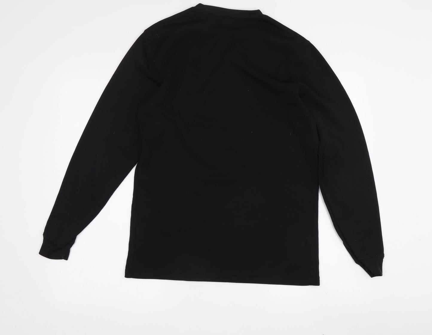 Campri Men’s Black Long Sleeve Crew Neck Top L