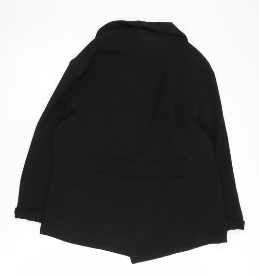 Wallis Black Women's Regular Blazer Size 16