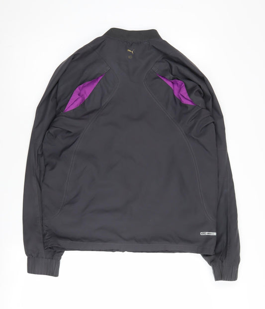 Puma Women's Purple Bomber Jacket, Size S - Casual Sporty Style