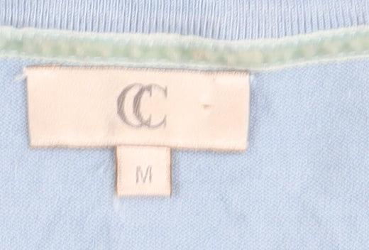 CC Women's Blue Round Neck Jumper Size M