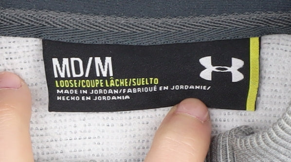 Under Armour Men's Grey 1/4 Zip Sweatshirt M