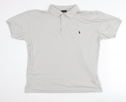 Ralph Lauren Men's Grey XL Classic Polo Shirt