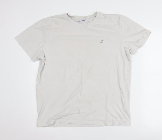 Jack & Jones Men's White XL Crew Neck T-Shirt