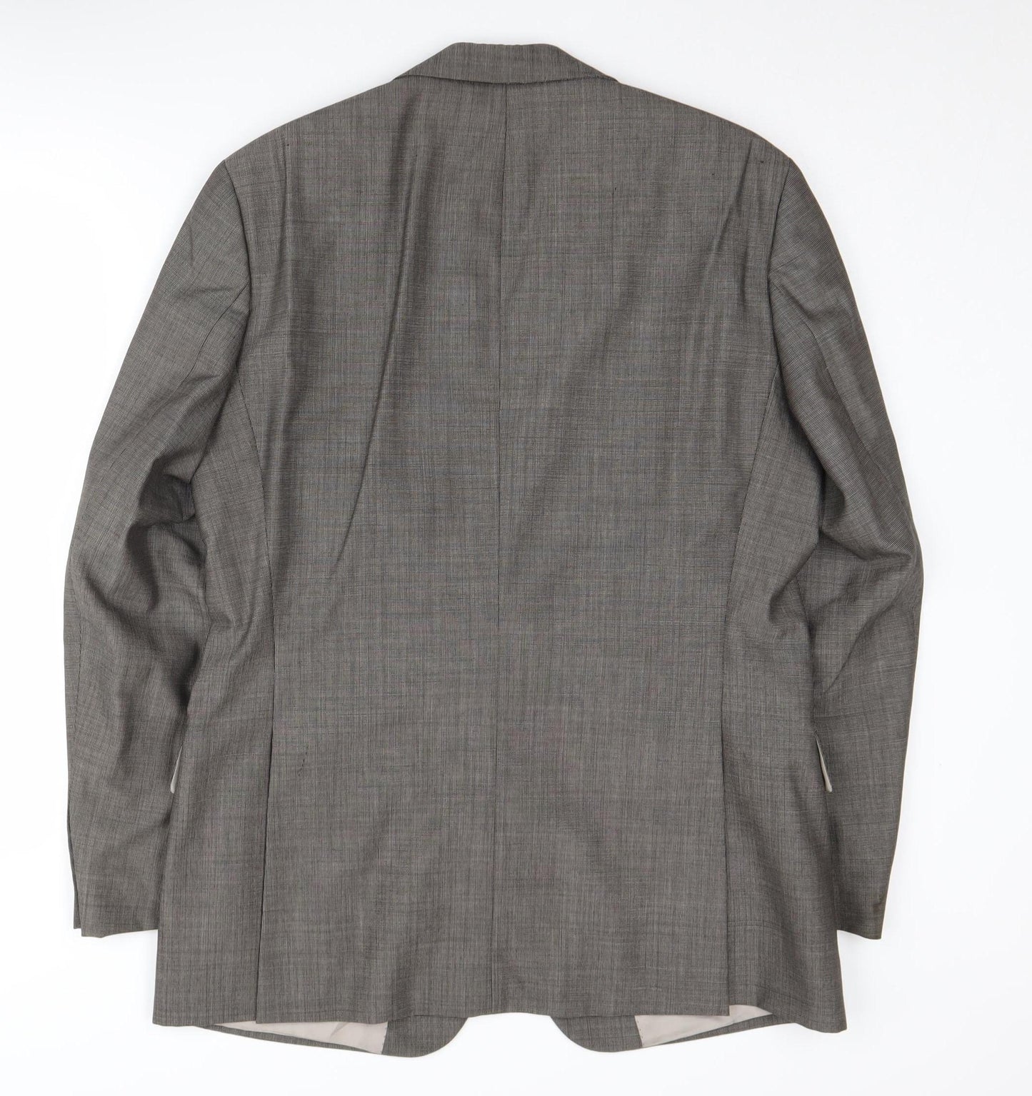 HUGO BOSS Men's Grey Blazer 40R Wool Business
