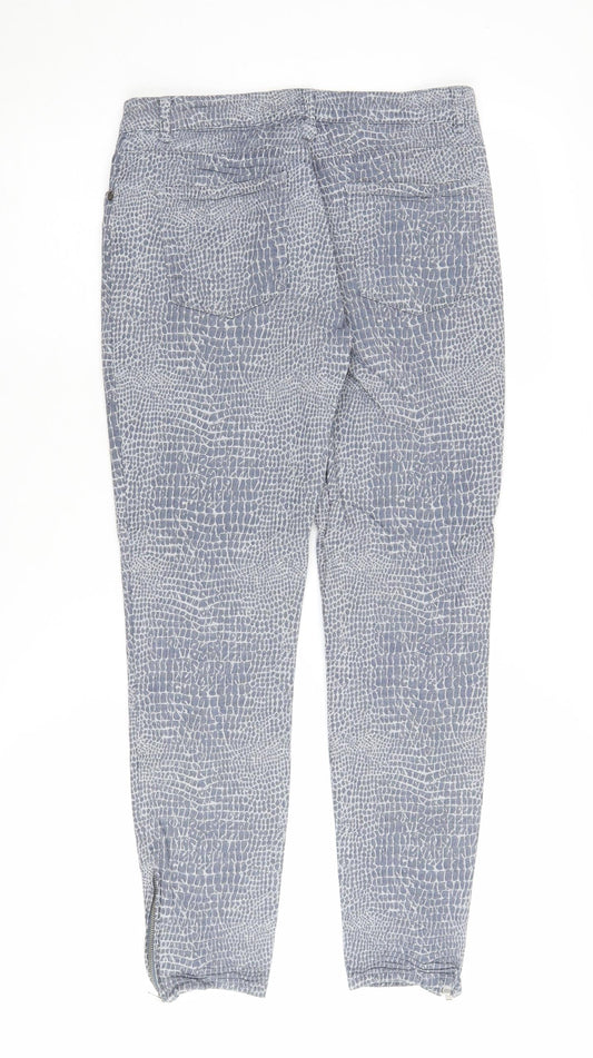 Whistles Women's Blue Ankle Jeans Size 10-12 Slim Fit