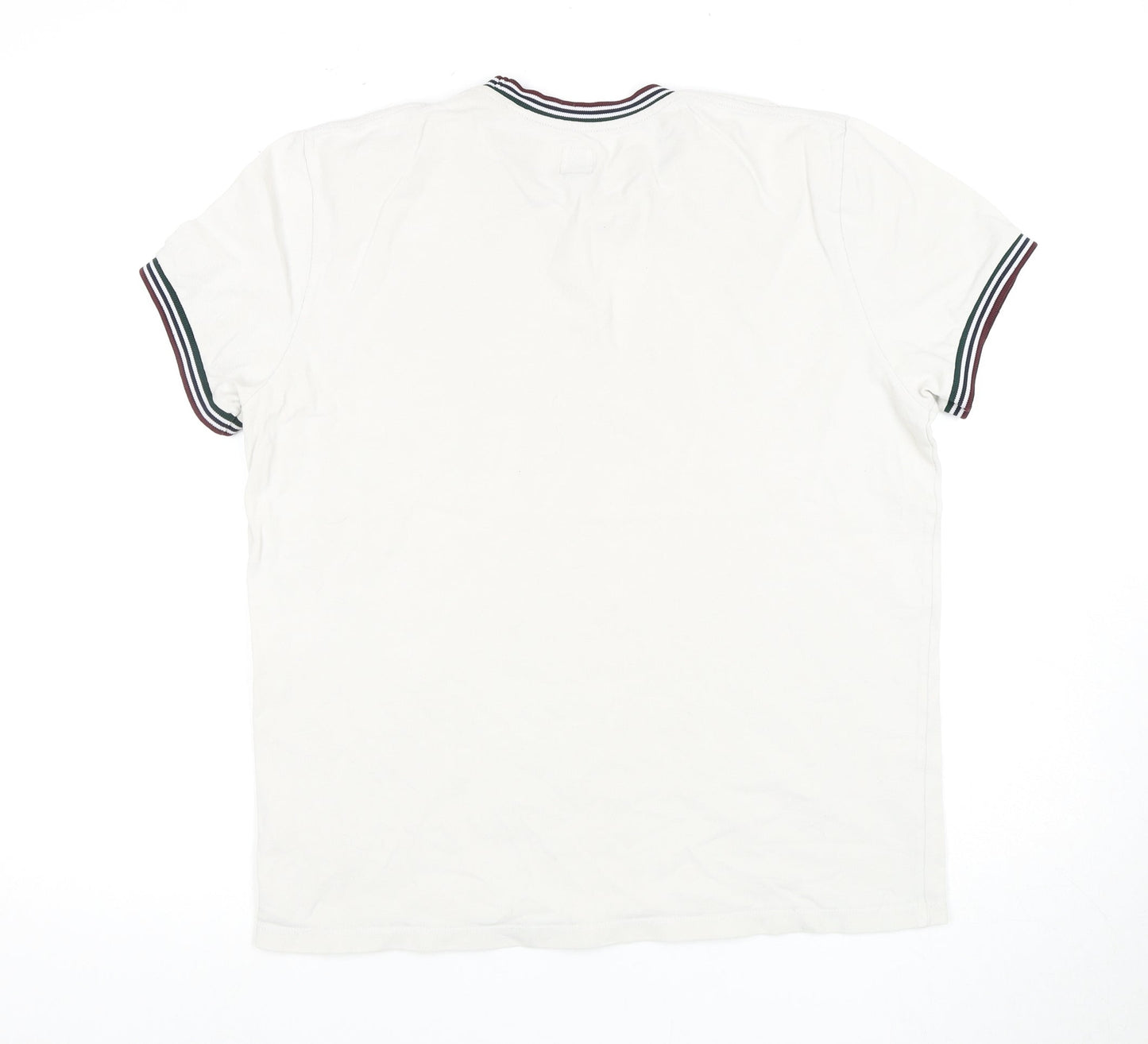 Jack Wills White Men's M T-Shirt Classic Cotton Crew Neck