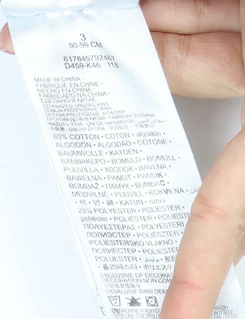 Nike Boys Blue Pullover Sweatshirt 3 Years Logo Graphic