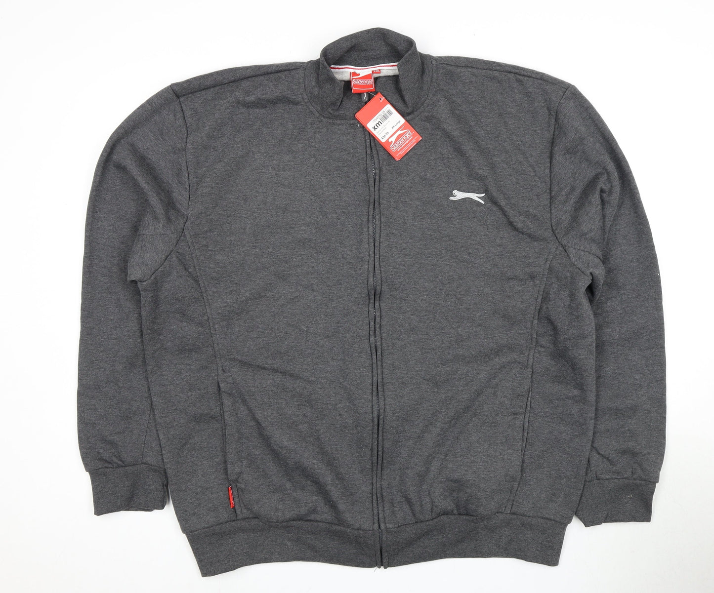 Slazenger Men's Grey Full Zip Sweatshirt XL