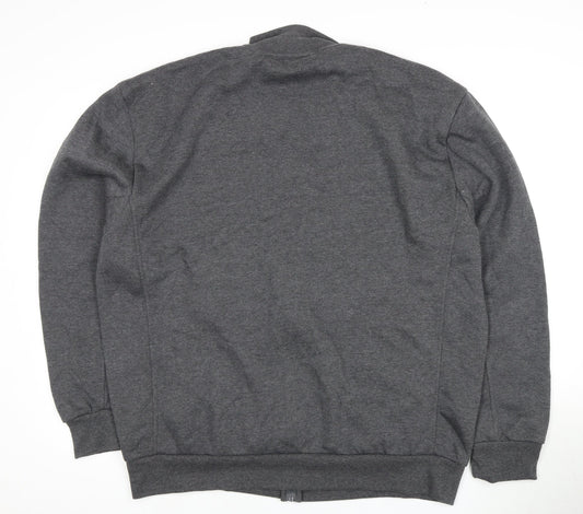 Slazenger Men's Grey Full Zip Sweatshirt XL