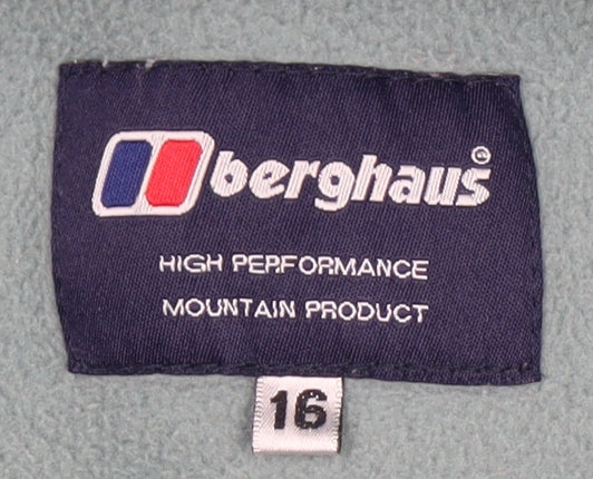 Berghaus Women's Blue Fleece Jacket Size 16