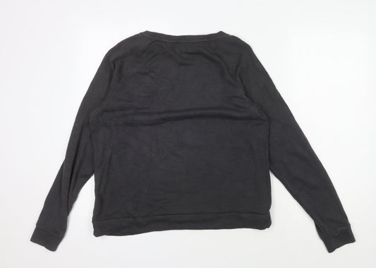 Firetrap Women's Black Graphic Pullover Sweatshirt Size 12